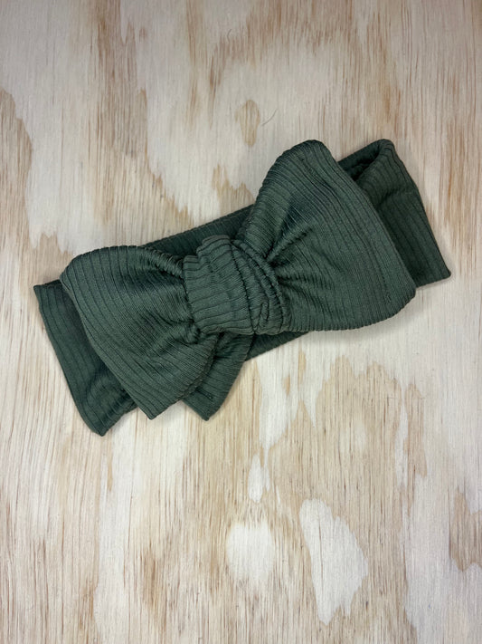 Green Oversized Bow